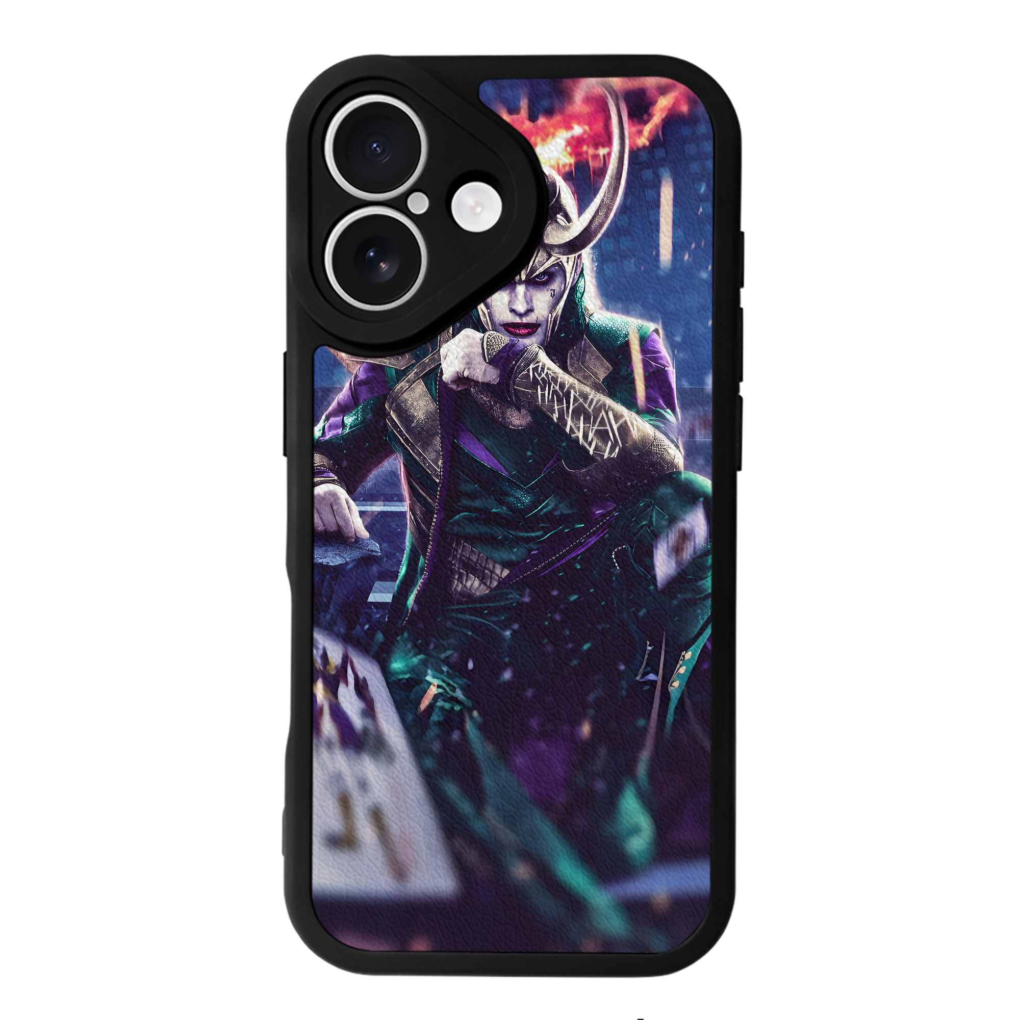 （画像用） アベンジャーズ The Avengers 【iPhone 16シリーズ対応】シリコンスマホケース（レザー調） 材質：シリコン